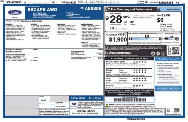 ford escape 2025 1FMCU9GN5SUA86856 image ford escape 2025 1FMCU9GN5SUA86856 image