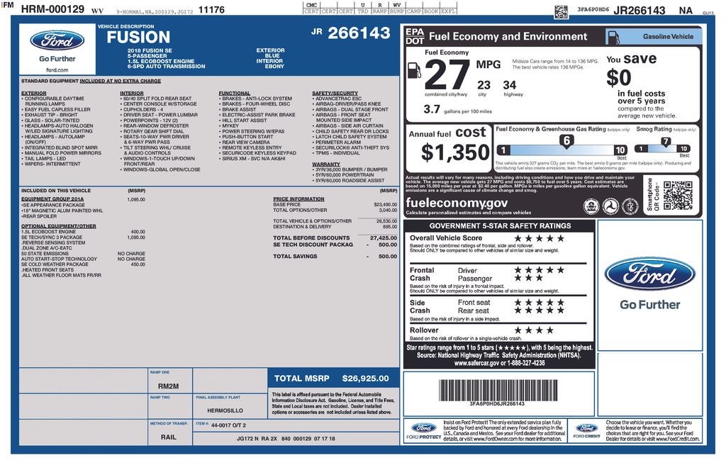 ford fusion 2018 3FA6P0HD6JR266143 image ford fusion 2018 3FA6P0HD6JR266143 image