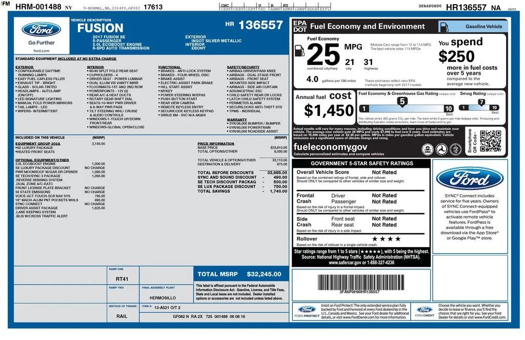 ford fusion 2017 3FA6P0H90HR136557 image ford fusion 2017 3FA6P0H90HR136557 image