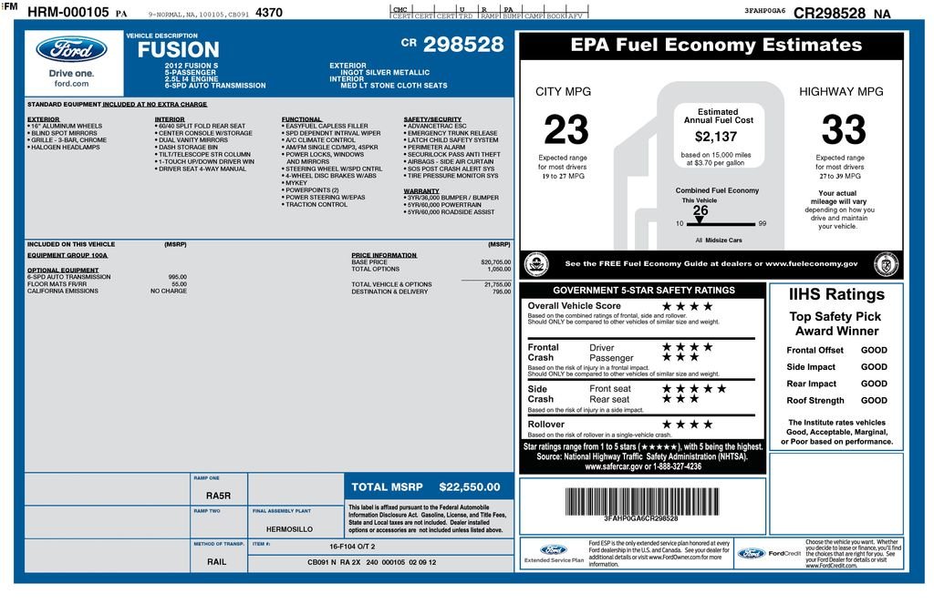 ford fusion 2012 3FAHP0GA6CR298528 image ford fusion 2012 3FAHP0GA6CR298528 image