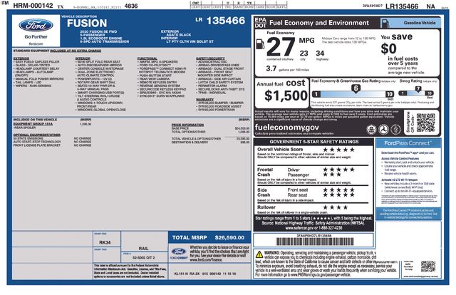 ford fusion 2020 3FA6P0HD7LR135466 image ford fusion 2020 3FA6P0HD7LR135466 image