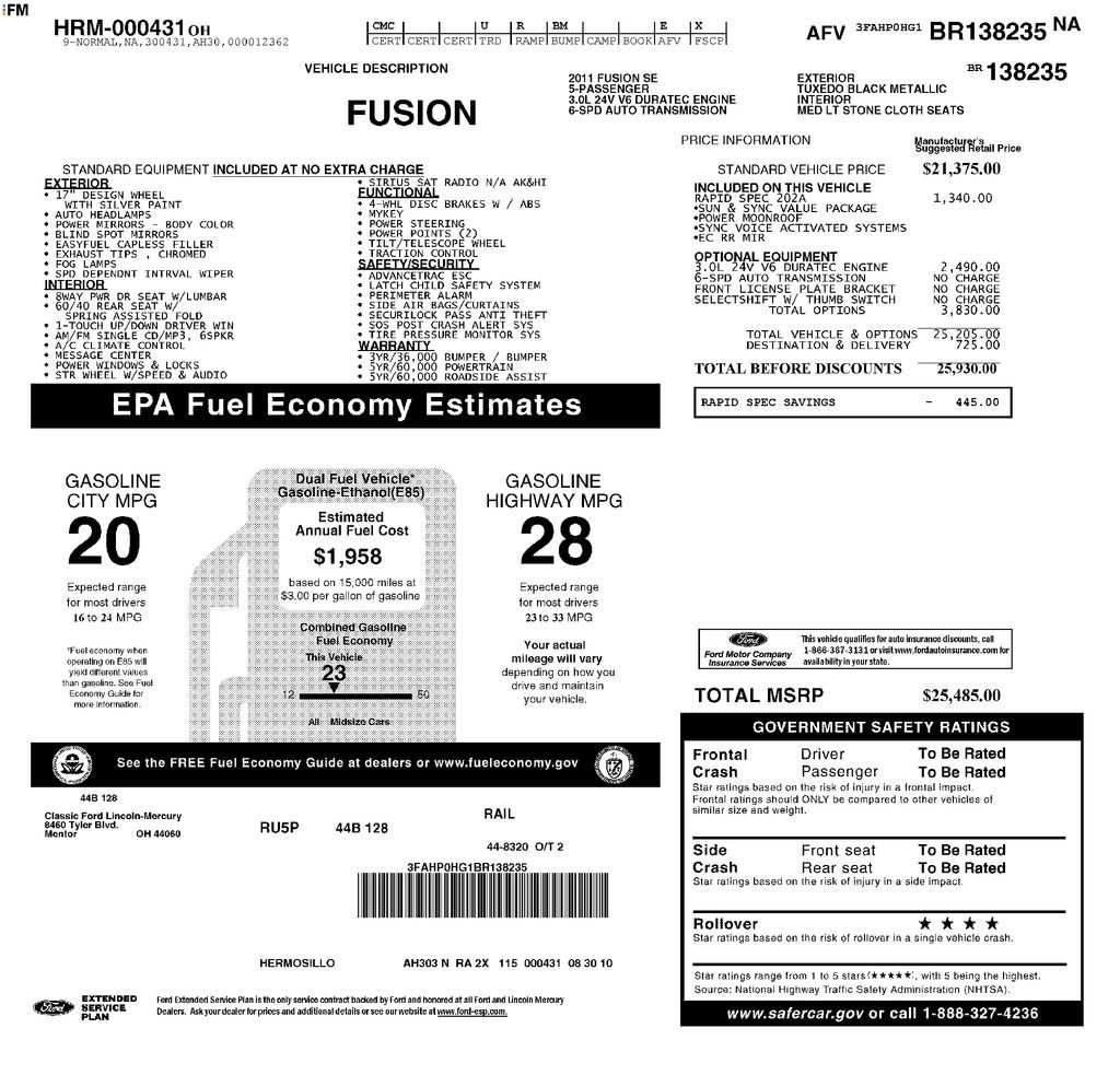 ford fusion 2011 3FAHP0HG1BR138235 image ford fusion 2011 3FAHP0HG1BR138235 image