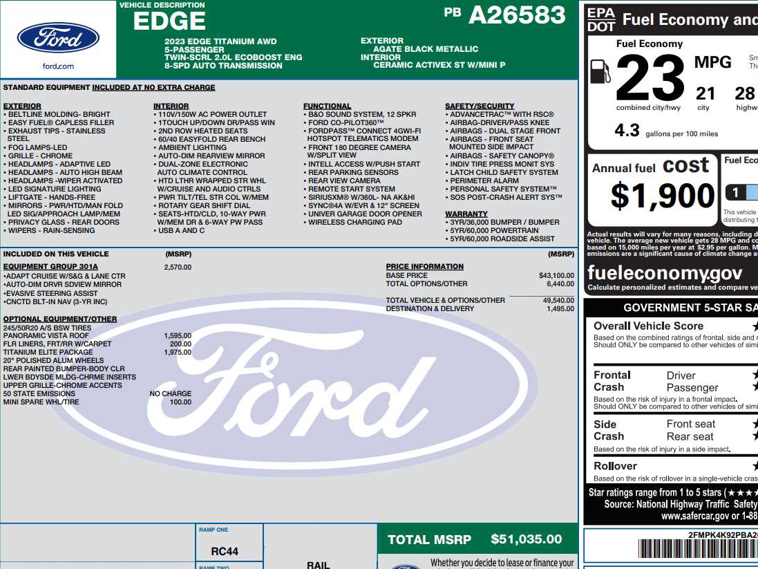 ford edge 2023 2FMPK4K92PBA26583 image ford edge 2023 2FMPK4K92PBA26583 image