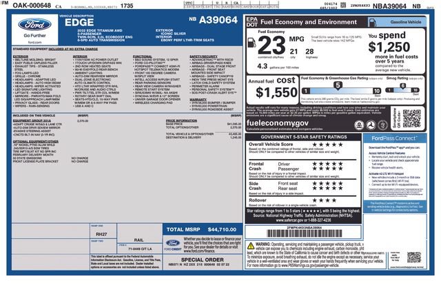ford edge 2022 2FMPK4K93NBA39064 image ford edge 2022 2FMPK4K93NBA39064 image