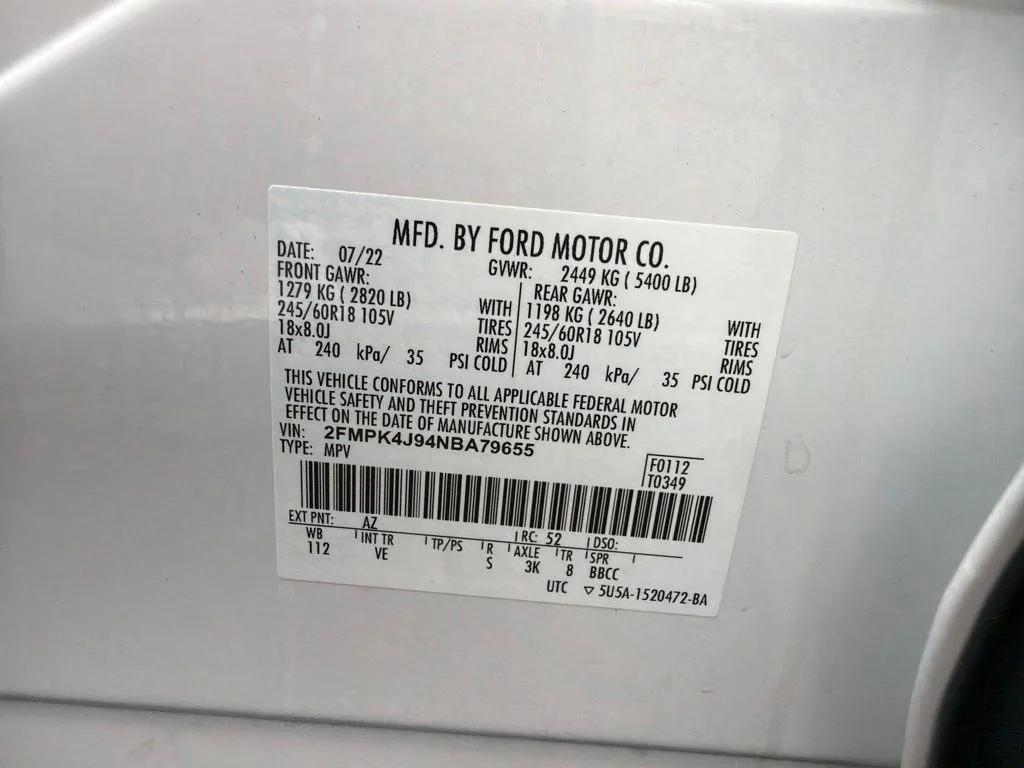 ford edge 2022 2FMPK4J94NBA79655 image ford edge 2022 2FMPK4J94NBA79655 image
