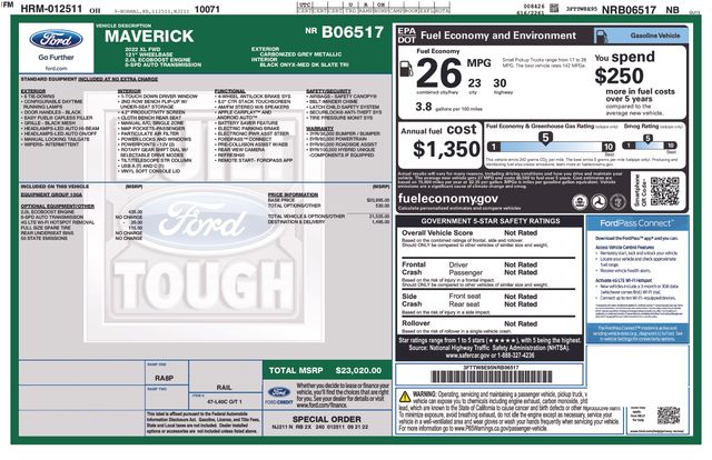 ford maverick 2022 3FTTW8E95NRB06517 image