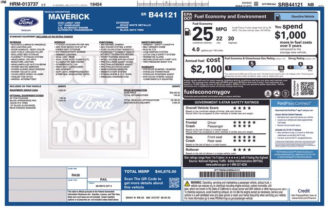 ford maverick 2025 3FTTW8SA2SRB44121 image ford maverick 2025 3FTTW8SA2SRB44121 image