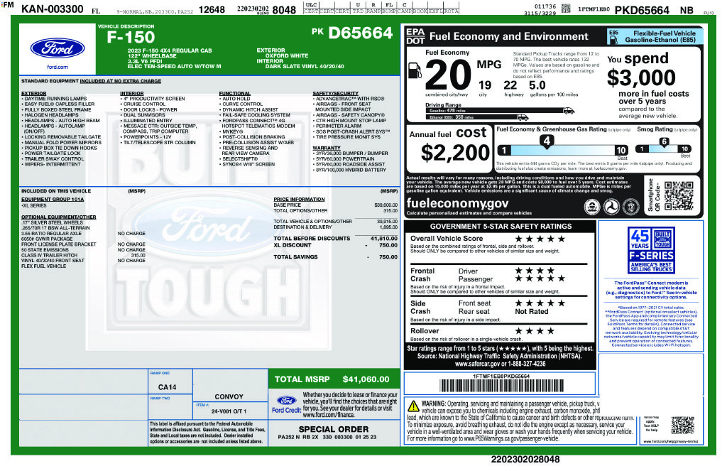 ford f-150 2023 1FTMF1EB0PKD65664 image ford f-150 2023 1FTMF1EB0PKD65664 image
