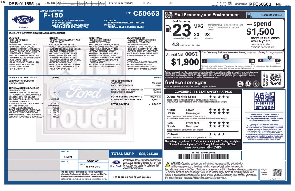 ford f-150 2023 1FTFW1ED0PFC50663 image ford f-150 2023 1FTFW1ED0PFC50663 image