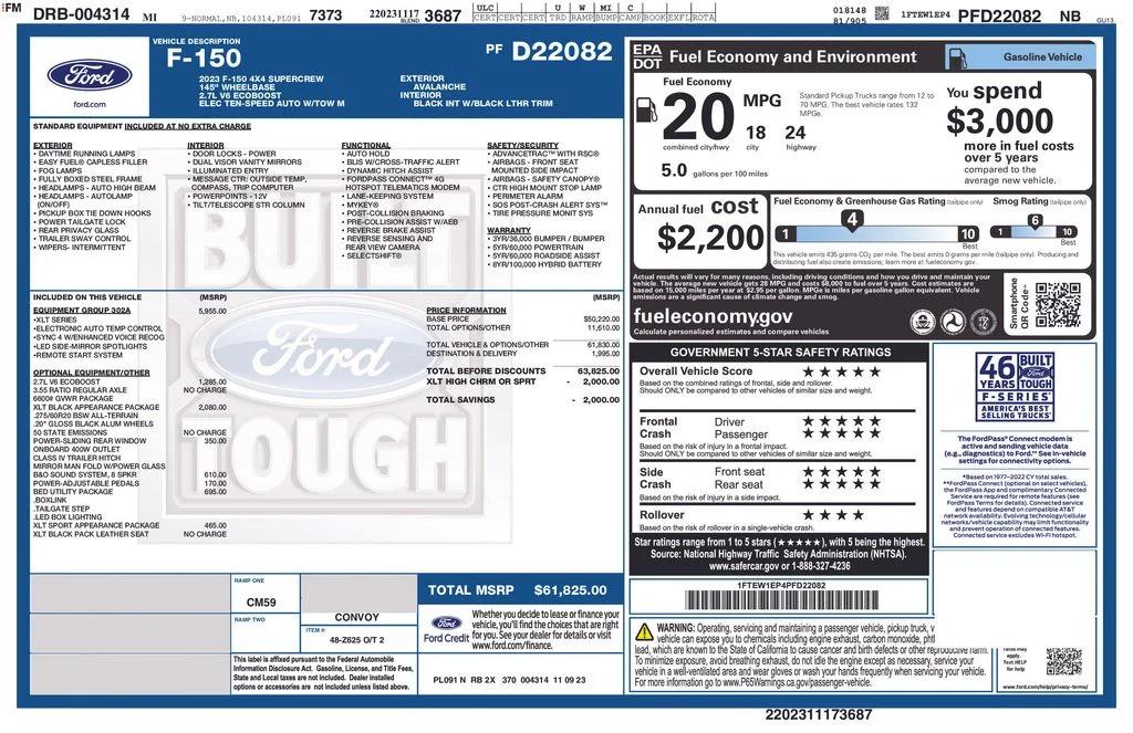 ford f-150 2023 1FTEW1EP4PFD22082 image ford f-150 2023 1FTEW1EP4PFD22082 image