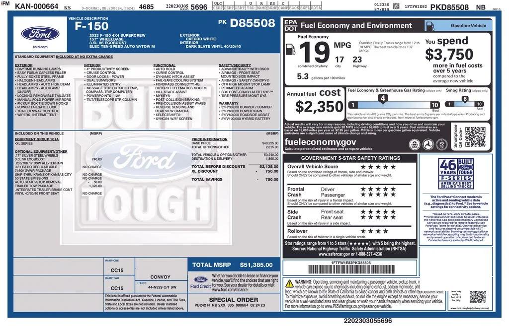 ford f-150 2023 1FTFW1E82PKD85508 image ford f-150 2023 1FTFW1E82PKD85508 image