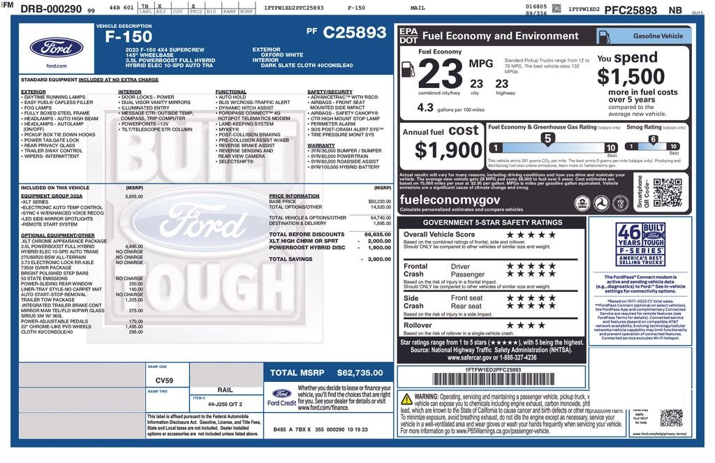 ford f-150 2023 1FTFW1ED2PFC25893 image ford f-150 2023 1FTFW1ED2PFC25893 image