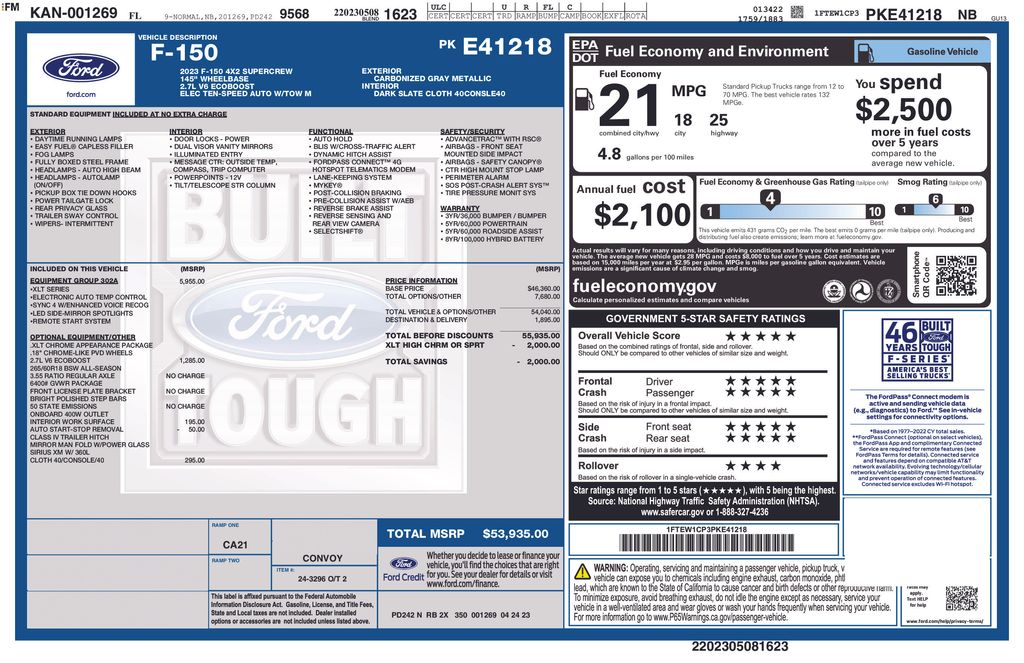 ford f-150 2023 1FTEW1CP3PKE41218 image ford f-150 2023 1FTEW1CP3PKE41218 image