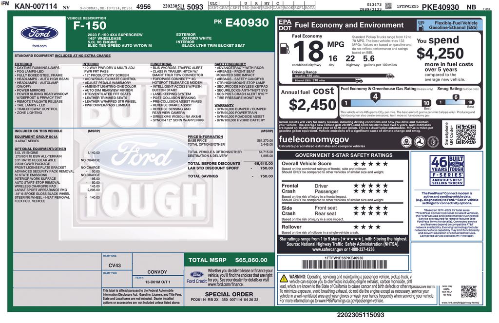 ford f-150 2023 1FTFW1E55PKE40930 image ford f-150 2023 1FTFW1E55PKE40930 image