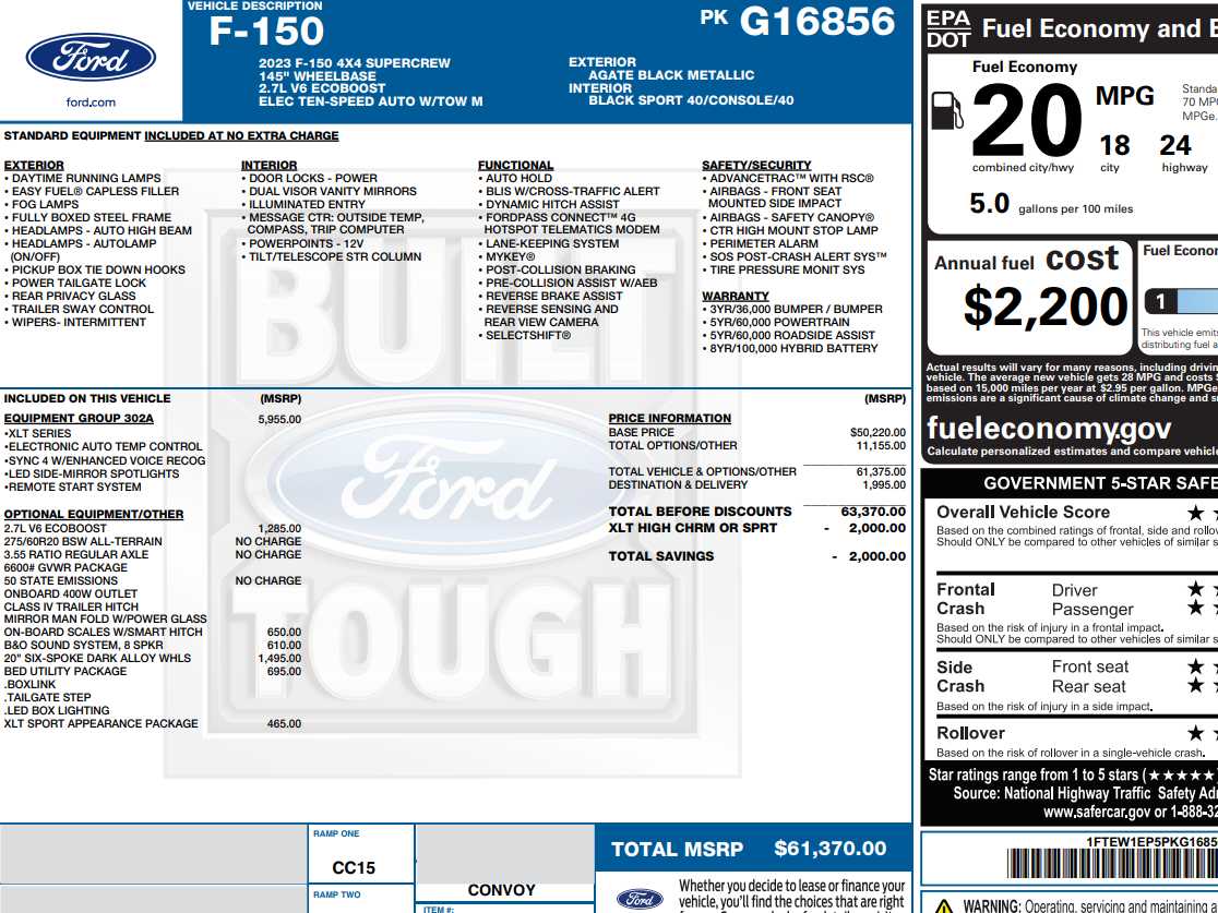 ford f-150 2023 1FTEW1EP5PKG16856 image ford f-150 2023 1FTEW1EP5PKG16856 image
