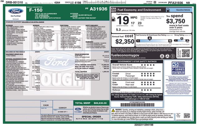 ford f-150 2023 1FTFW1E86PFA31936 image ford f-150 2023 1FTFW1E86PFA31936 image