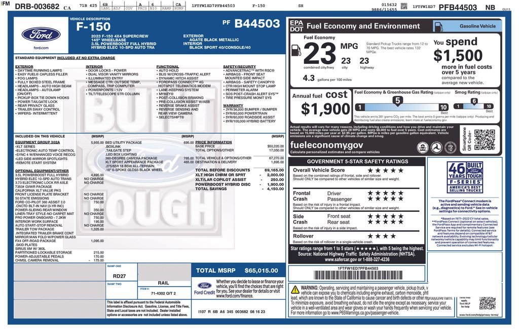 ford f-150 2023 1FTFW1ED7PFB44503 image ford f-150 2023 1FTFW1ED7PFB44503 image