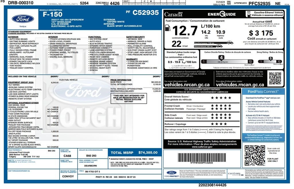 ford f-150 2023 1FTFW1E55PFC52935 image ford f-150 2023 1FTFW1E55PFC52935 image