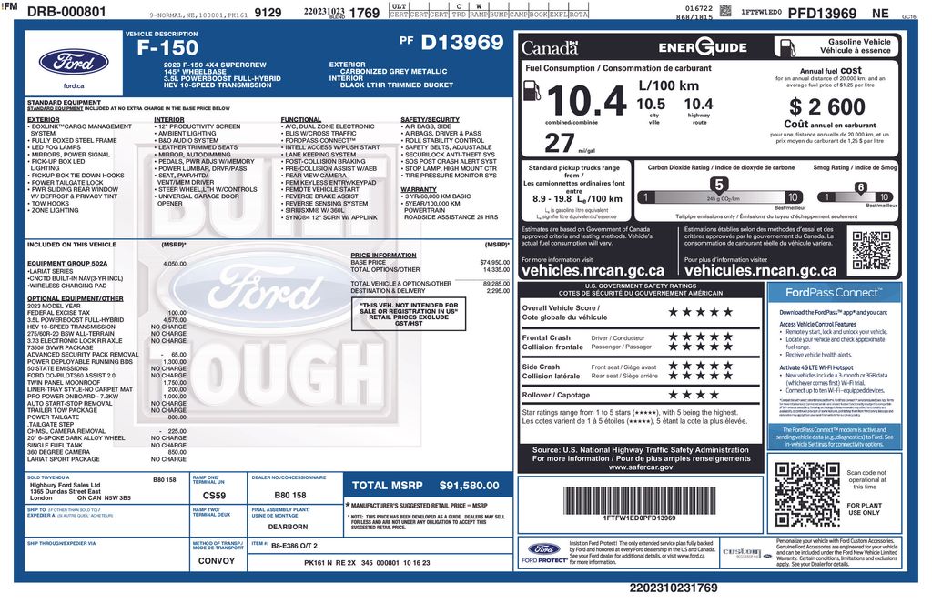 ford f-150 2023 1FTFW1ED0PFD13969 image ford f-150 2023 1FTFW1ED0PFD13969 image