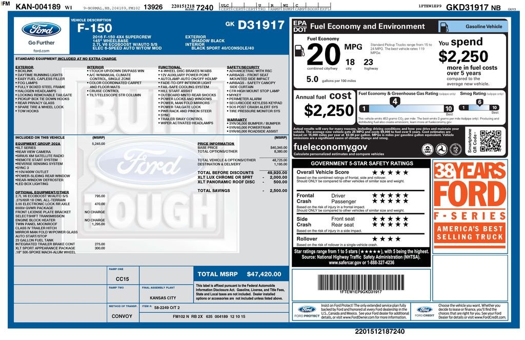 ford f-150 2016 1FTEW1EP9GKD31917 image ford f-150 2016 1FTEW1EP9GKD31917 image