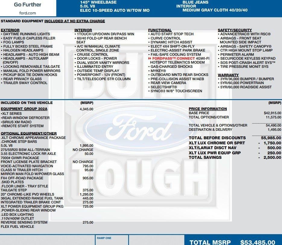 ford f-150 2019 1FTEW1E55KKC32714 image