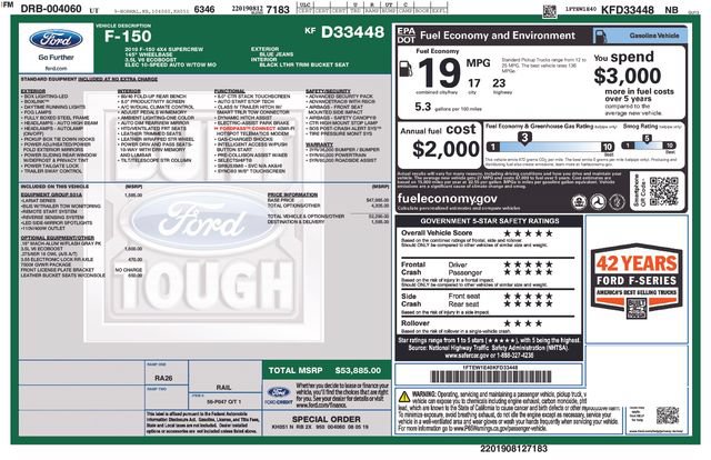 ford f-150 2019 1FTEW1E40KFD33448 image ford f-150 2019 1FTEW1E40KFD33448 image