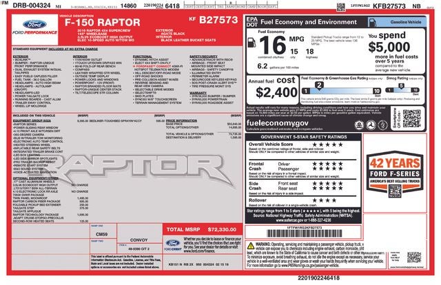 ford f-150 2019 1FTFW1RG2KFB27573 image ford f-150 2019 1FTFW1RG2KFB27573 image