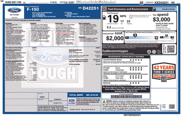 ford f-150 2019 1FTEW1E45KKD42251 image ford f-150 2019 1FTEW1E45KKD42251 image
