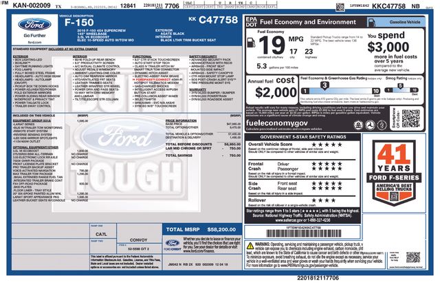 ford f-150 2019 1FTEW1E42KKC47758 image ford f-150 2019 1FTEW1E42KKC47758 image