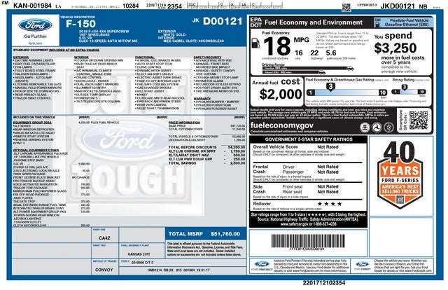ford f-150 2018 1FTEW1E53JKD00121 image ford f-150 2018 1FTEW1E53JKD00121 image