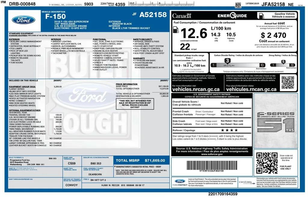 ford f-150 2018 1FTEW1EG9JFA52158 image ford f-150 2018 1FTEW1EG9JFA52158 image