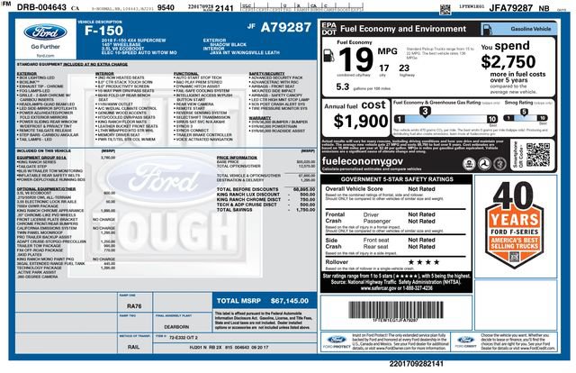 ford f-150 2018 1FTEW1EG1JFA79287 image ford f-150 2018 1FTEW1EG1JFA79287 image