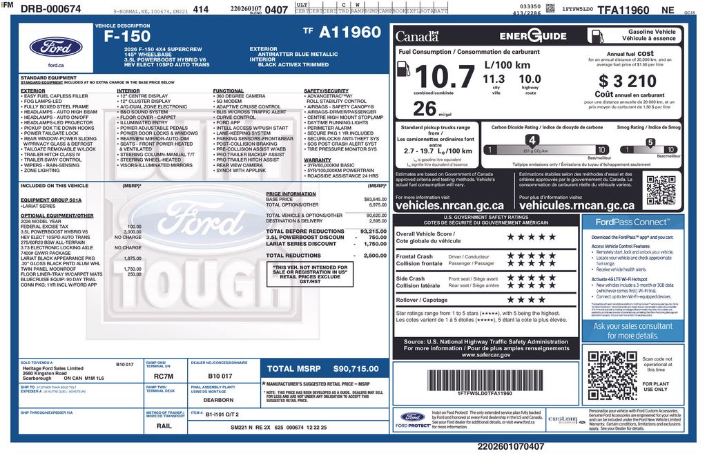 ford f-150 2026 1FTFW5LD0TFA11960 image ford f-150 2026 1FTFW5LD0TFA11960 image