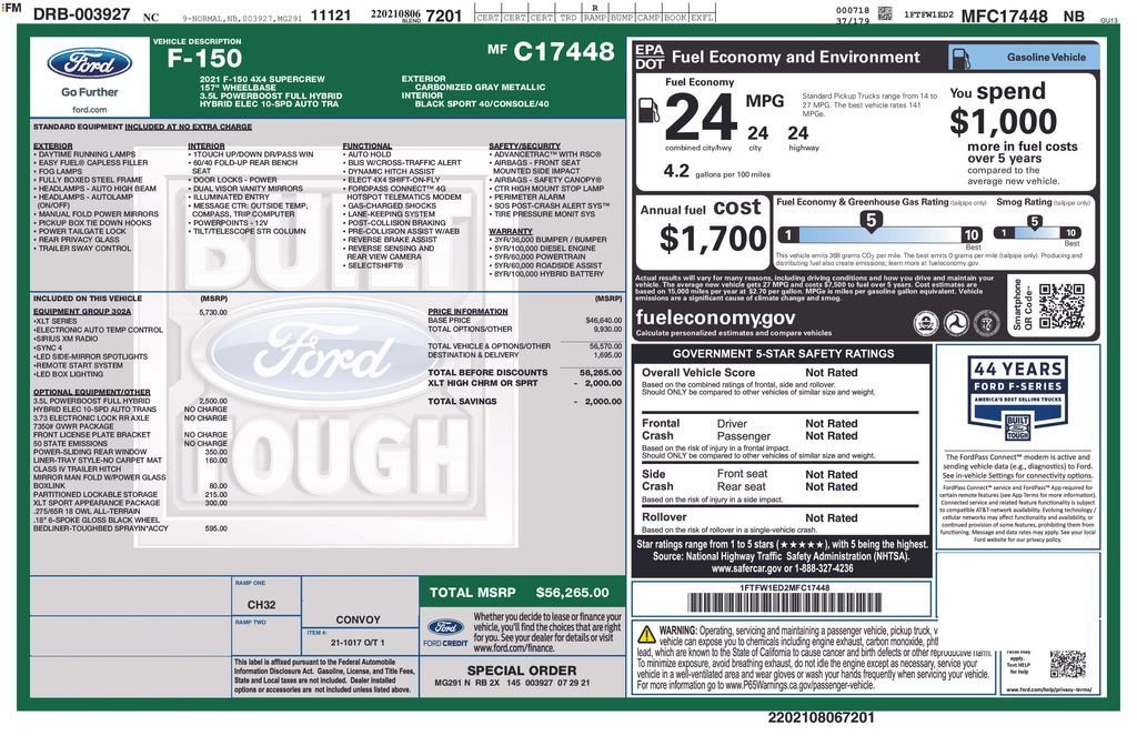 ford f-150 2021 1FTFW1ED2MFC17448 image ford f-150 2021 1FTFW1ED2MFC17448 image