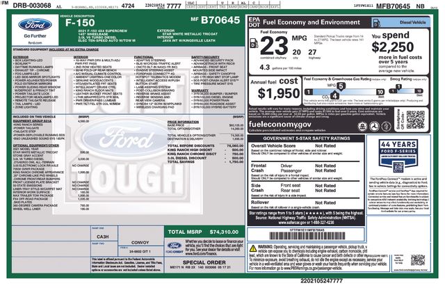 ford f-150 2021 1FTFW1E11MFB70645 image ford f-150 2021 1FTFW1E11MFB70645 image