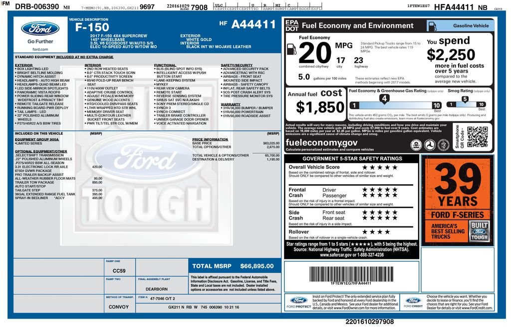 ford f-150 2017 1FTEW1EG7HFA44411 image ford f-150 2017 1FTEW1EG7HFA44411 image