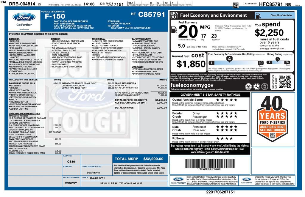 ford f-150 2017 1FTEW1EG9HFC85791 image ford f-150 2017 1FTEW1EG9HFC85791 image