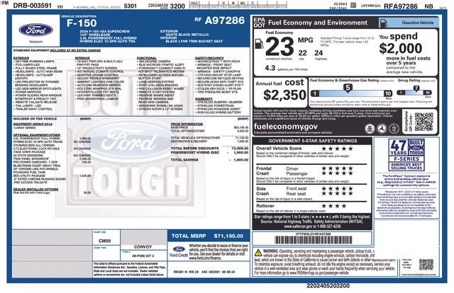 ford f-150 2024 1FTFW5LD1RFA97286 image ford f-150 2024 1FTFW5LD1RFA97286 image
