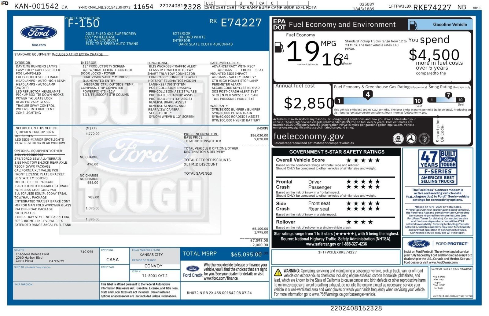 ford f-150 2024 1FTFW3L8XRKE74227 image ford f-150 2024 1FTFW3L8XRKE74227 image