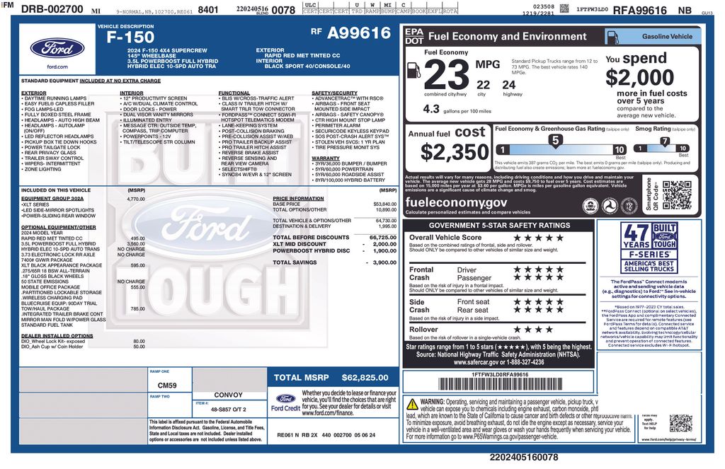 ford f-150 2024 1FTFW3LD0RFA99616 image ford f-150 2024 1FTFW3LD0RFA99616 image