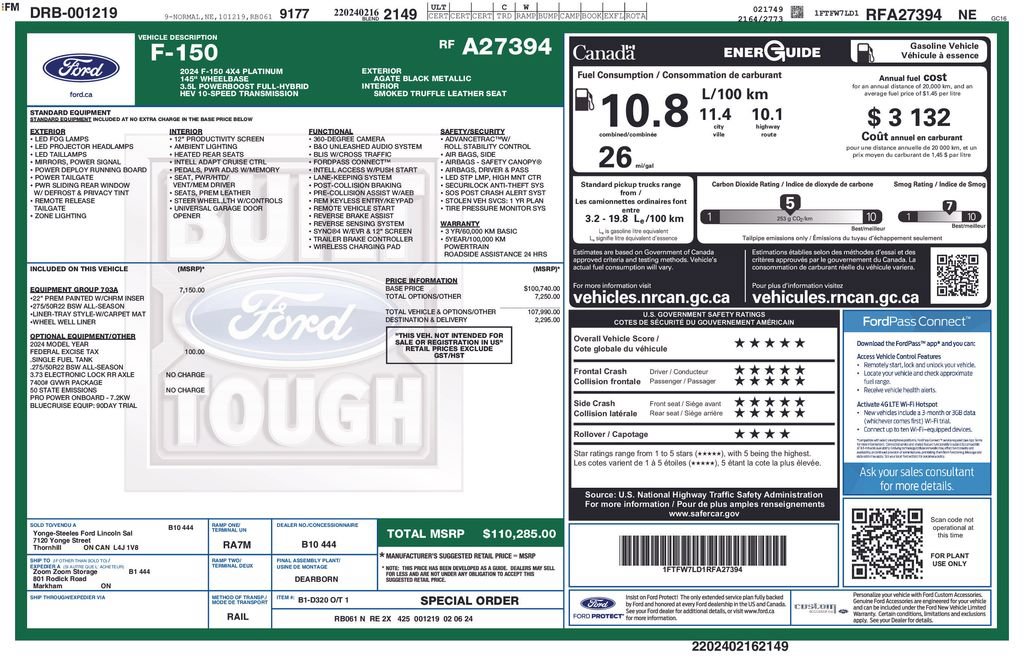 ford f-150 2024 1FTFW7LD1RFA27394 image ford f-150 2024 1FTFW7LD1RFA27394 image