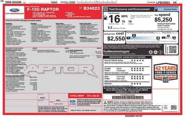 ford f-150 2020 1FTFW1RGXLFB34823 image ford f-150 2020 1FTFW1RGXLFB34823 image