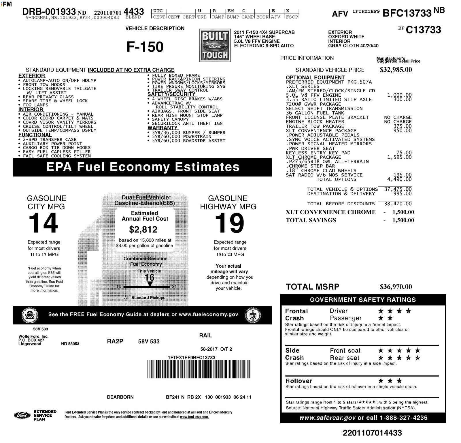 ford f-150 2011 1FTFX1EF9BFC13733 image ford f-150 2011 1FTFX1EF9BFC13733 image