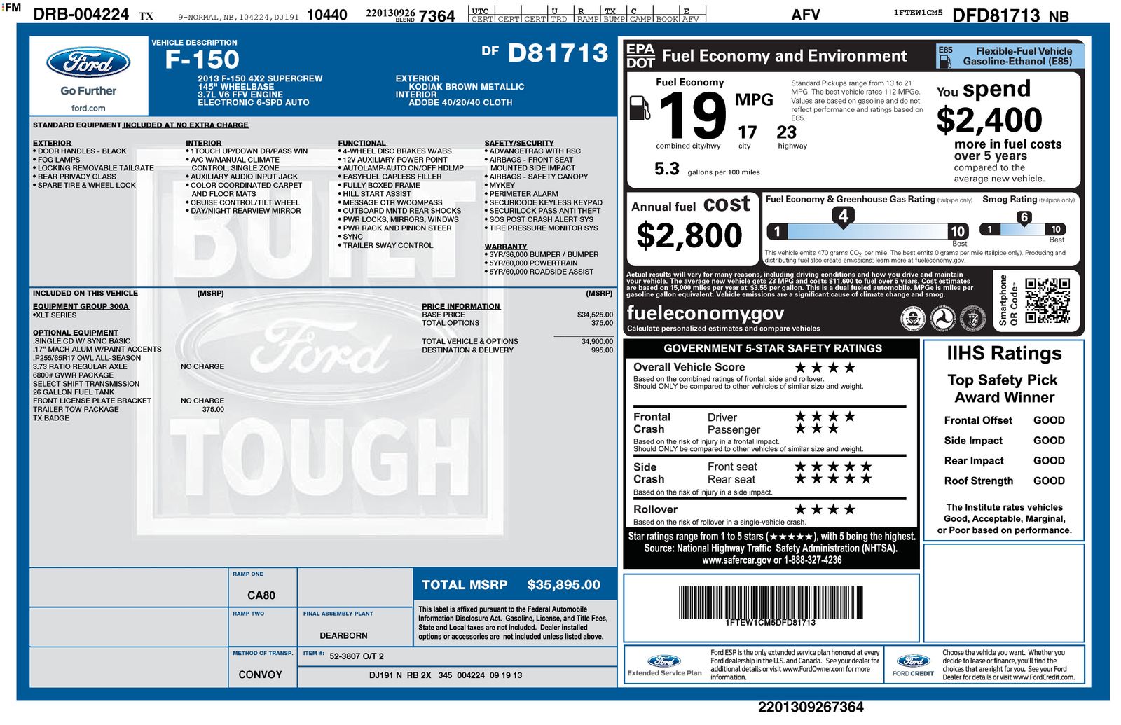ford f-150 2013 1FTEW1CM5DFD81713 image ford f-150 2013 1FTEW1CM5DFD81713 image