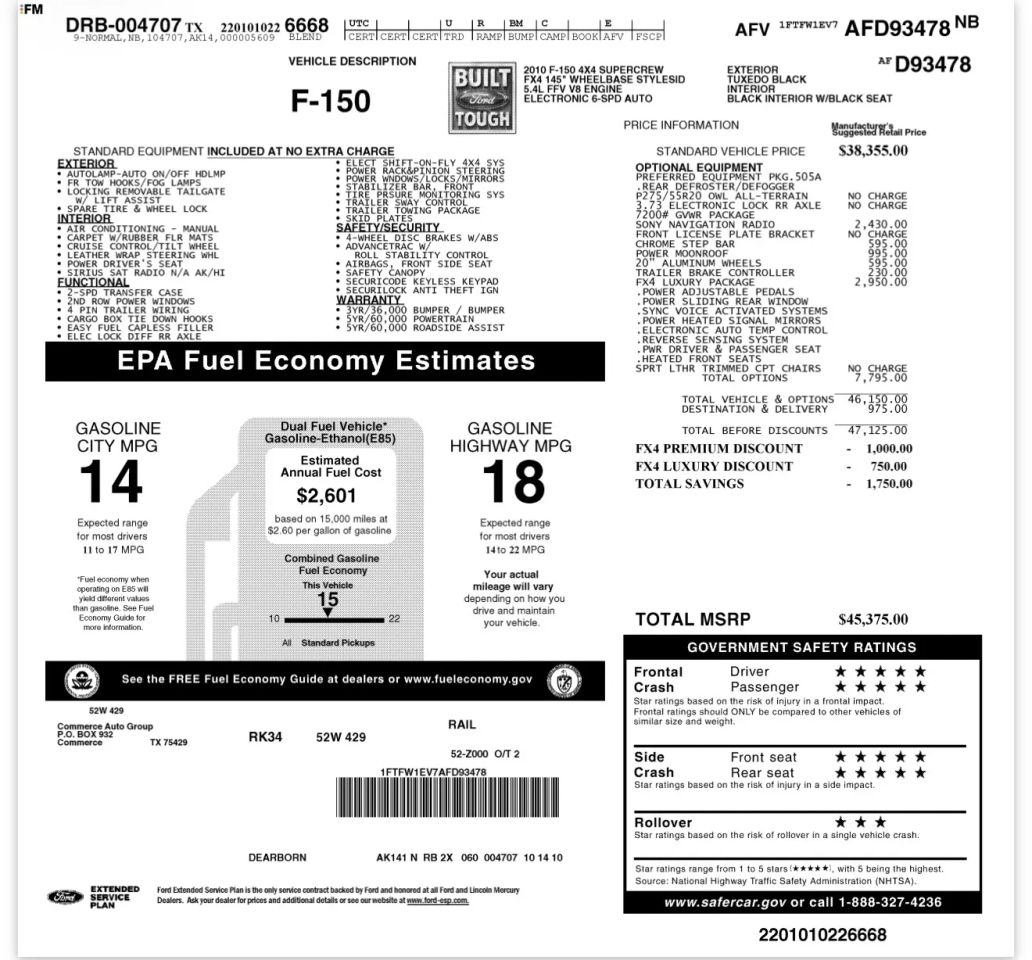 ford f-150 2010 1FTFW1EV7AFD93478 image ford f-150 2010 1FTFW1EV7AFD93478 image