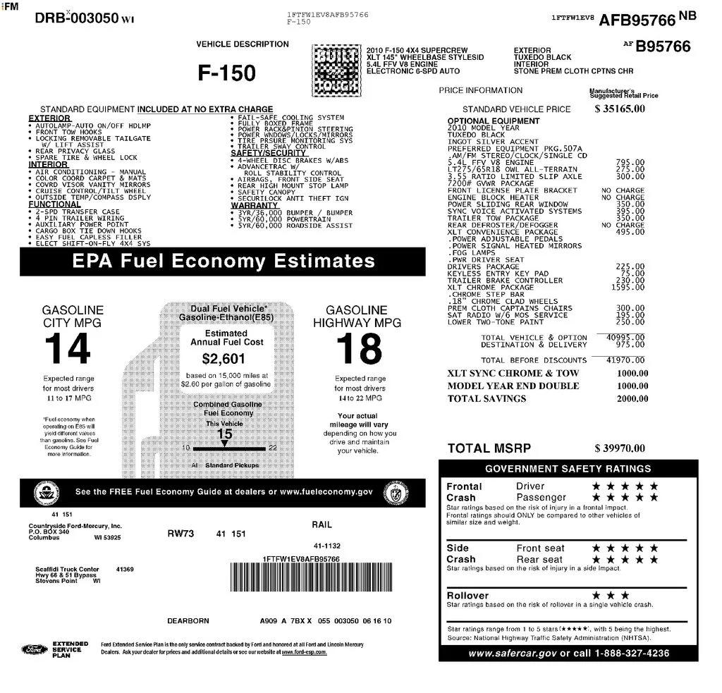 ford f-150 2010 1FTFW1EV8AFB95766 image ford f-150 2010 1FTFW1EV8AFB95766 image
