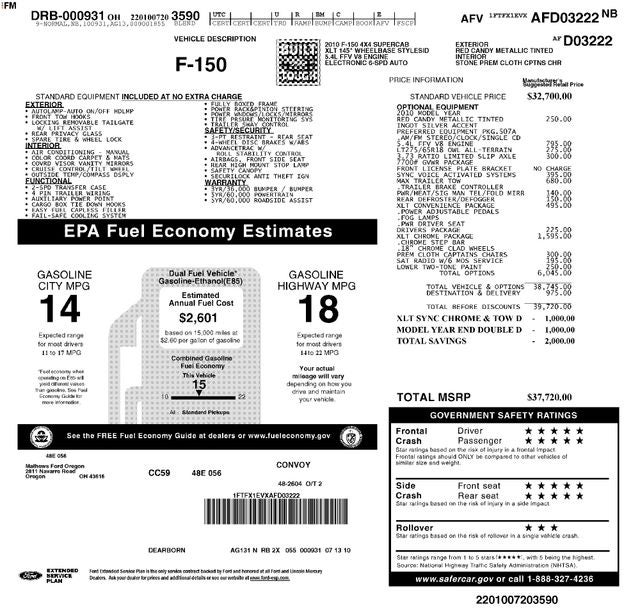 ford f-150 2010 1FTFX1EVXAFD03222 image ford f-150 2010 1FTFX1EVXAFD03222 image
