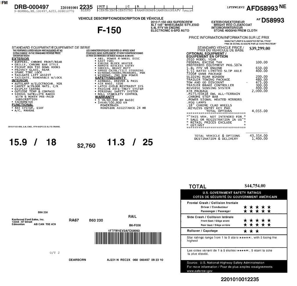 ford f-150 2010 1FTFW1EV2AFD58993 image ford f-150 2010 1FTFW1EV2AFD58993 image
