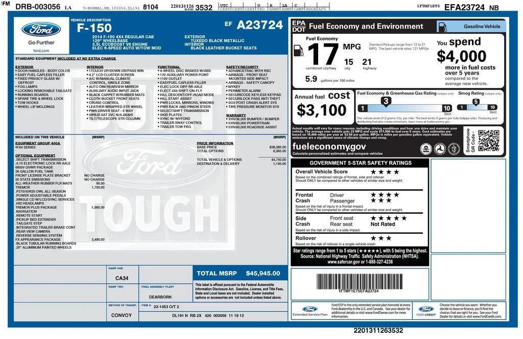ford f-150 2014 1FTMF1ET5EFA23724 image ford f-150 2014 1FTMF1ET5EFA23724 image