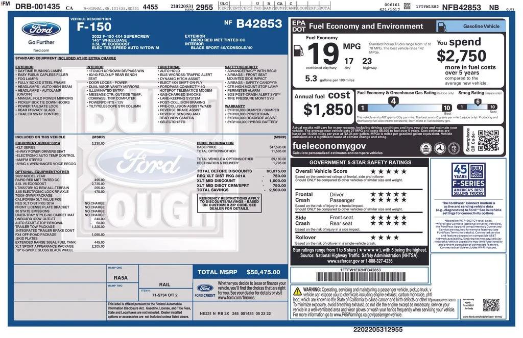 ford f-150 2022 1FTFW1E82NFB42853 image ford f-150 2022 1FTFW1E82NFB42853 image